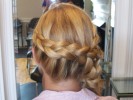 updo pin curls